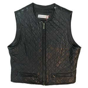 *SOLD* Valerie Steven’s lamb skin leather vest